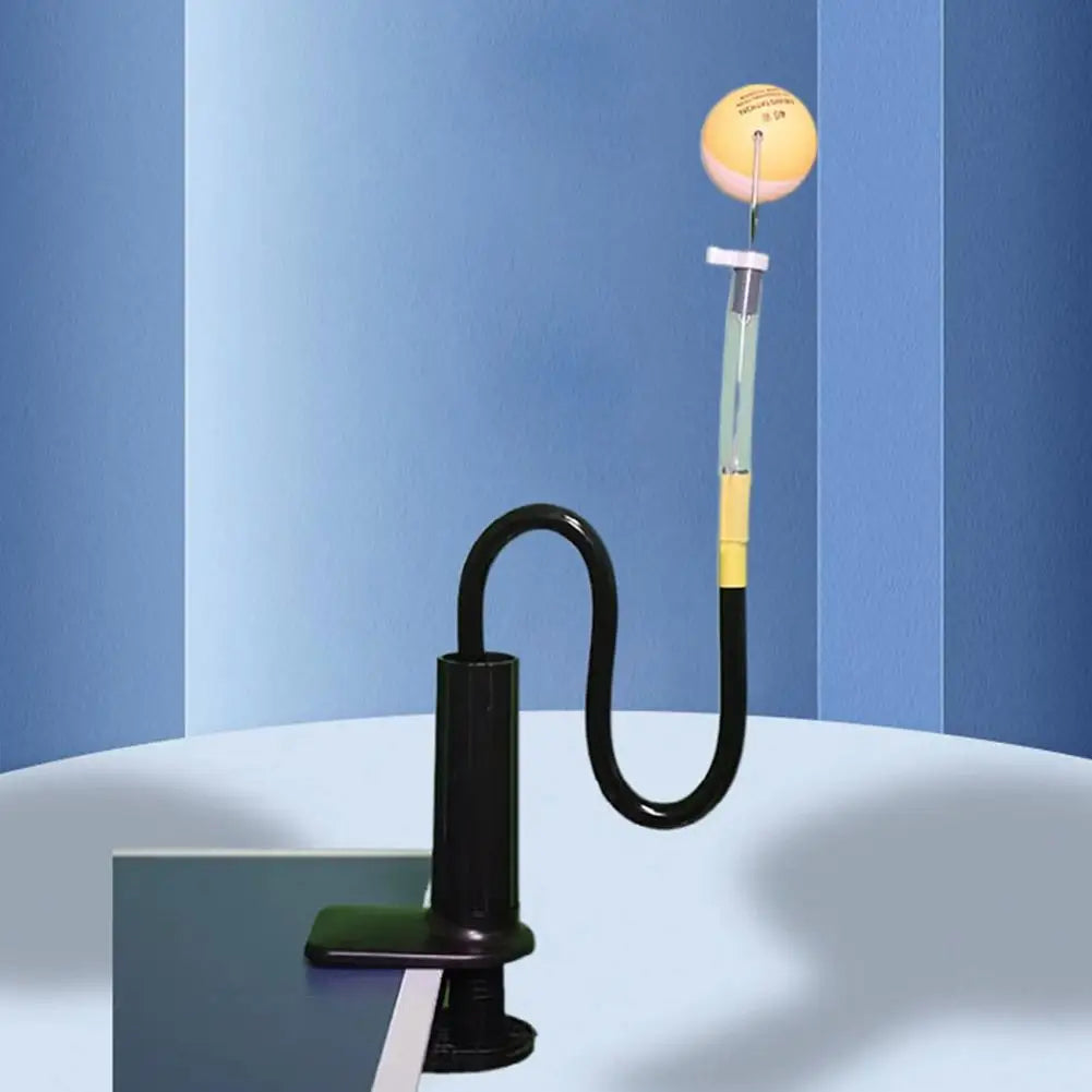 Equipamento profissional de treinamento de tênis de mesa, robô fixo de treinamento de pingue-pongue com braçadeira de mesa, dispositivo de servir para treinamento