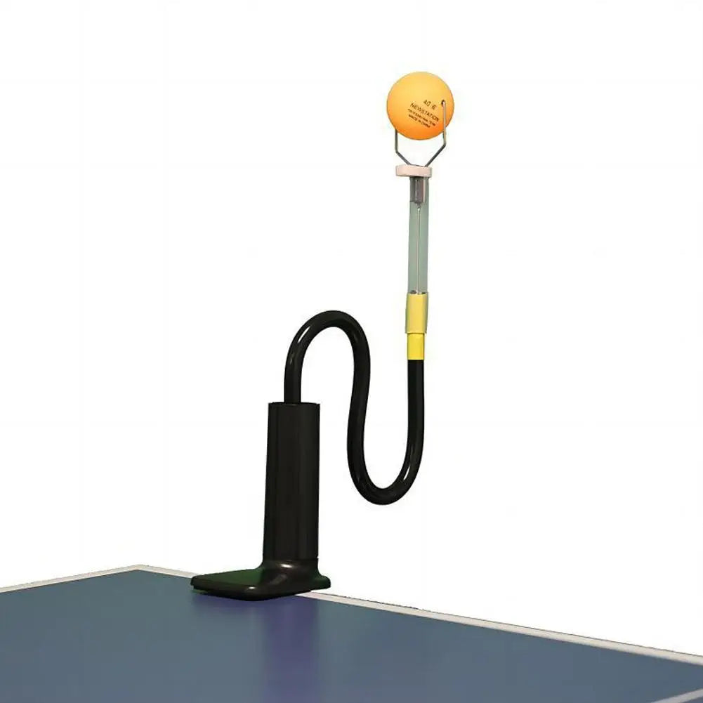 Equipamento profissional de treinamento de tênis de mesa, robô fixo de treinamento de pingue-pongue com braçadeira de mesa, dispositivo de servir para treinamento