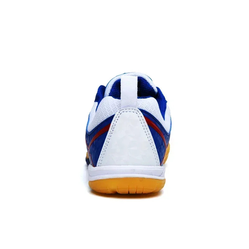 Tênis de mesa para homens e mulheres, leve, tênis de treinamento ao ar livre, respirável, com renda, homem atlético, tênis de badminton