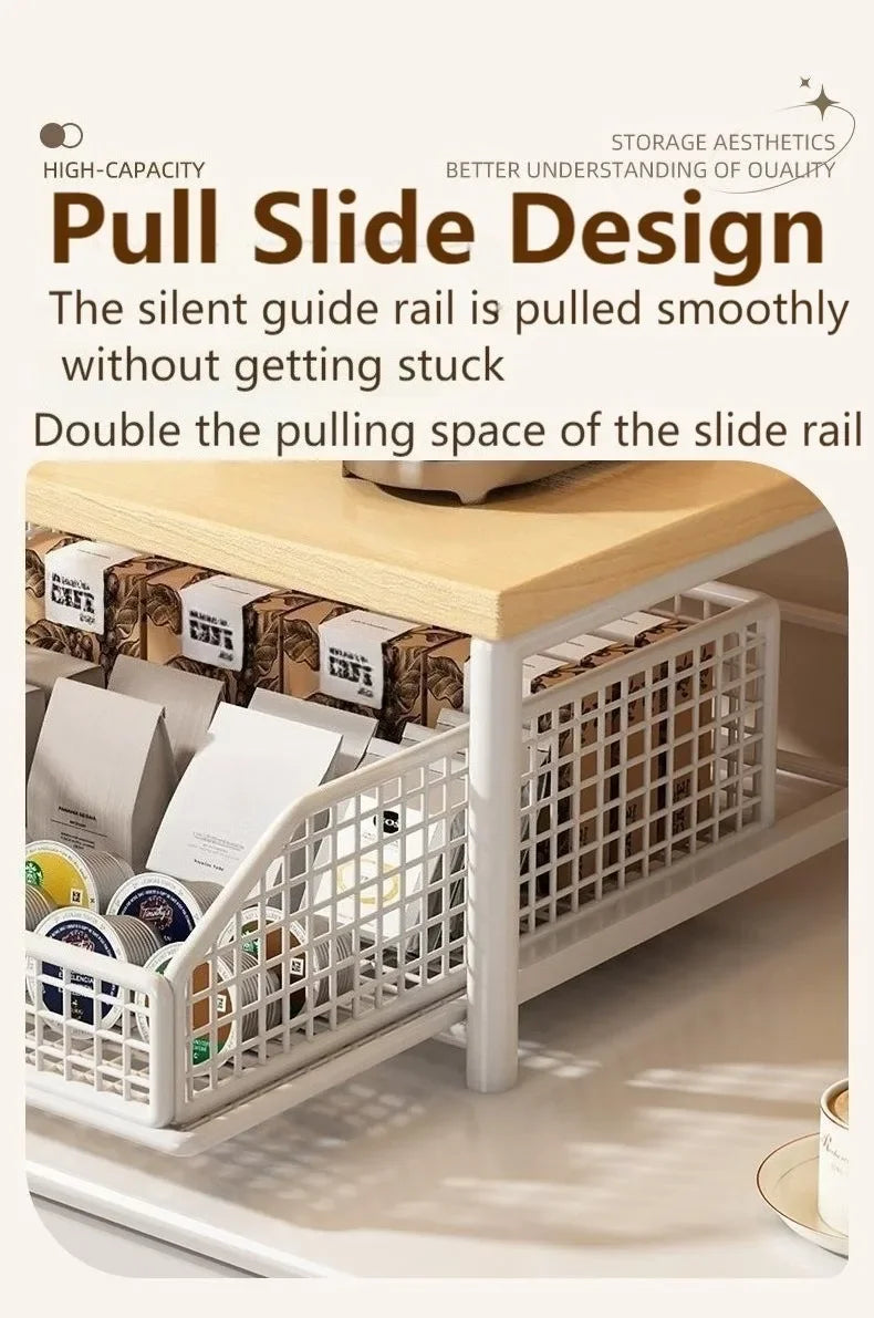 Organizador de prateleira de microondas de cozinha moderna-estante de armazenamento de bancada que economiza espaço para eletrodomésticos rack de armazenamento para design elegante